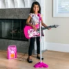 Best Choice Products Kids Electric Musical Guitar Toy Play Set W/ 6 Demo Songs, Whammy Bar, Microphone, Amp, AUX