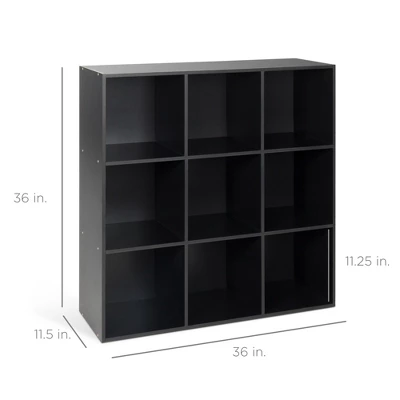 Best Choice Products 9-Cube Bookshelf, Display Storage Compartment Organizer W/ 3 Removable Back Panels - Image 6