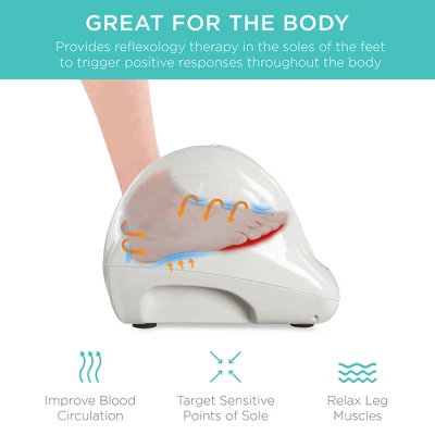 Best Choice Products Therapeutic Kneading & Rolling Shiatsu Foot Massager W/ High Intensity Rollers, Remote - Image 2