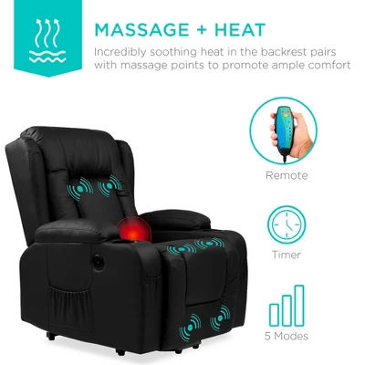 Best Choice Products Electric Power Lift Recliner Massage Chair Furniture W/ USB Port, Heat, Cupholders - Image 3