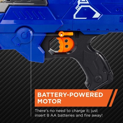 Best Choice Products Kids Motorized Soft Foam Ball Thrower, Electric Toy Pretend Battle Set For Children, Family W/ Automatic Hopper Feeder, 20 Balls - Image 4