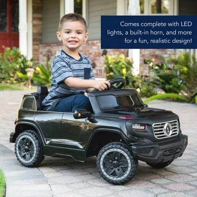 Best Choice Products 6V Kids Ride On Car Truck W/ Parent Control, 3 Speeds, LED Headlights, MP3 Player, Horn