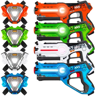 Best Choice Products Set Of 4 Infrared Laser Tag Blasters & Vest Set For Kids & Adults - Image 8