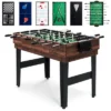 Best Choice Products 2x4ft 10-in-1 Combo Game Table Set W/ Hockey, Foosball, Pool, Shuffleboard, Ping Pong