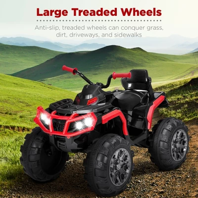 Best Choice Products 12V Kids Ride-On ATV Quad W/ Bluetooth, 3.7mph Max, Treaded Tires, LED Lights, Radio - Image 2