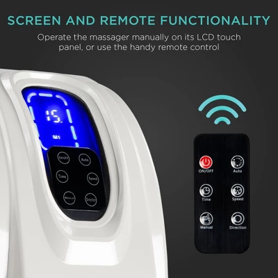 Best Choice Products Therapeutic Kneading & Rolling Shiatsu Foot Massager W/ High Intensity Rollers, Remote