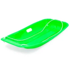 Best Choice Products 35in Kids Outdoor Plastic Sport Toboggan Winter Snow Sled Board W/ Pull Rope, 2 Handles