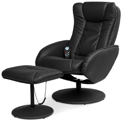 Best Choice Products Faux Leather Electric Massage Recliner Chair W/ Stool Ottoman, Remote Control, 5 Modes - Image 7