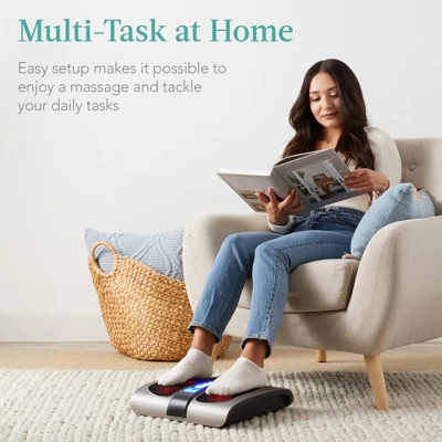 Best Choice Products Shiatsu Foot Massager, Electric Massage Platform W/ 6 Rollers, Heat Function - Image 5