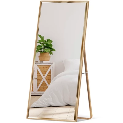 Best Choice Products 65x22in Full Length Mirror, Rectangular Beveled Wall Hanging & Leaning Floor Mirror - Image 8