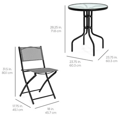 Best Choice Products 3-Piece Bistro Set - Image 6