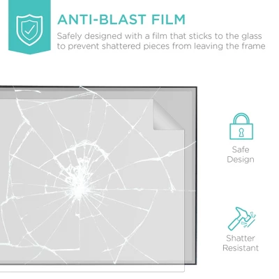 Best Choice Products 65x22in Full Length Mirror, Rectangular Beveled Wall Hanging & Leaning Floor Mirror - Image 5