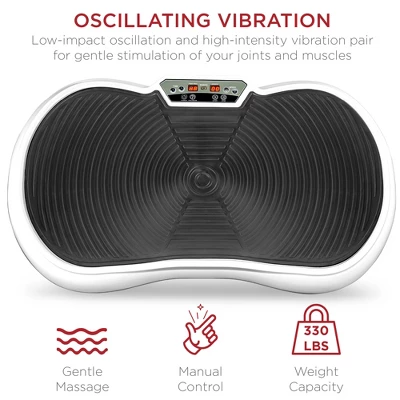 Best Choice Products Vibration Plate Exercise Machine Full Body Fitness Platform W/ Resistance Bands - Image 3