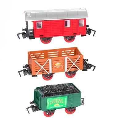 Best Choice Products Kids Classic Electric Railway Train Car Track Play Set Toy W/ Music, Lights - Image 3