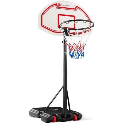 Best Choice Products Kids Height-Adjustable Basketball Hoop, Portable Backboard System W/ 2 Wheels - Image 7
