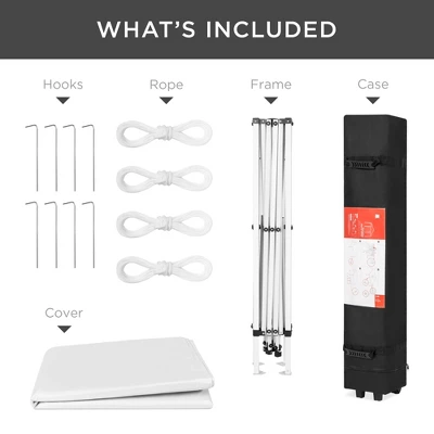 Best Choice Products 10x10ft Pop Up Canopy Outdoor Portable Adjustable Instant Gazebo Tent W/ Carrying Bag - Image 4