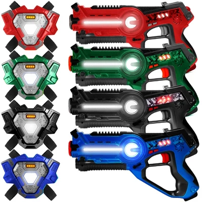 Best Choice Products Set Of 4 Infrared Laser Tag Blasters & Vest Set For Kids & Adults - Image 7