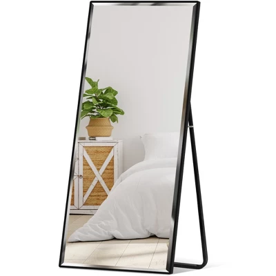Best Choice Products 65x22in Full Length Mirror, Rectangular Beveled Wall Hanging & Leaning Floor Mirror - Image 7