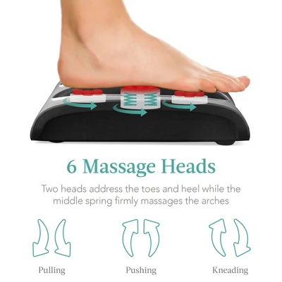 Best Choice Products Shiatsu Foot Massager, Electric Massage Platform W/ 6 Rollers, Heat Function - Image 2