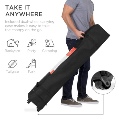 Best Choice Products 10x10ft Pop Up Canopy Outdoor Portable Adjustable Instant Gazebo Tent W/ Carrying Bag - Image 2