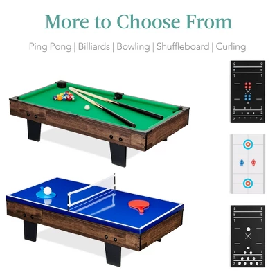 Best Choice Products 11-in-1 Kids Combo Game Set W/ Ping Pong, Foosball, Air Hockey, 5 Accessory Bags - Image 3